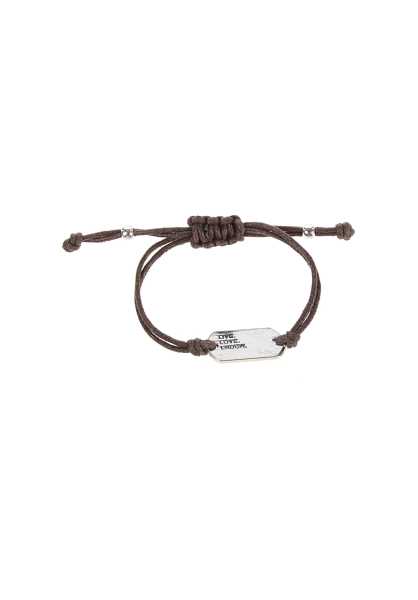 Mint Live, Love, Laugh Bracelet - Marrone Donna Braccialetto (T6171)